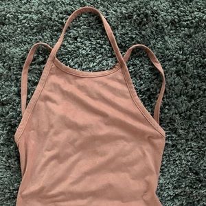 Sexy long suede dress